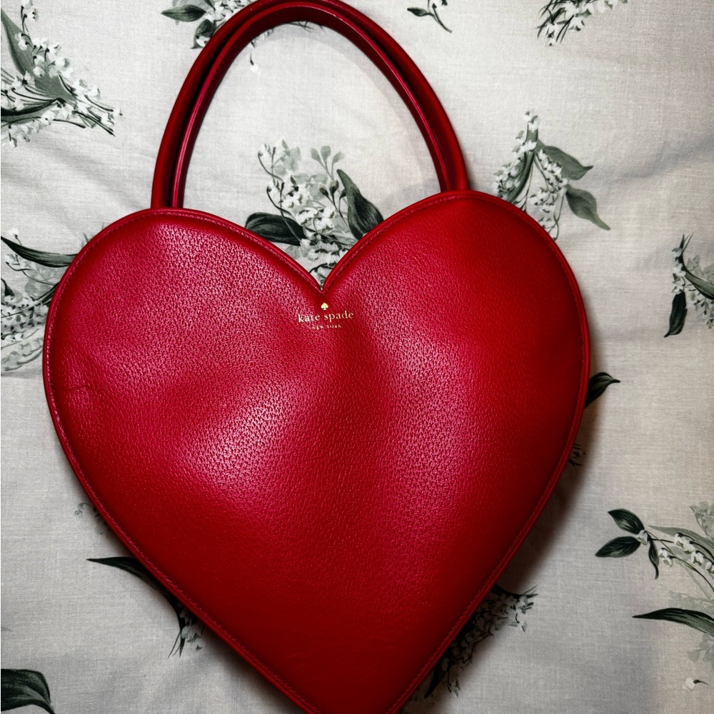 Kate Spade New York Red Doily Heart rare